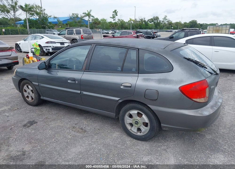 2005 KIA RIO CINCO VIN: KNADC165756254338