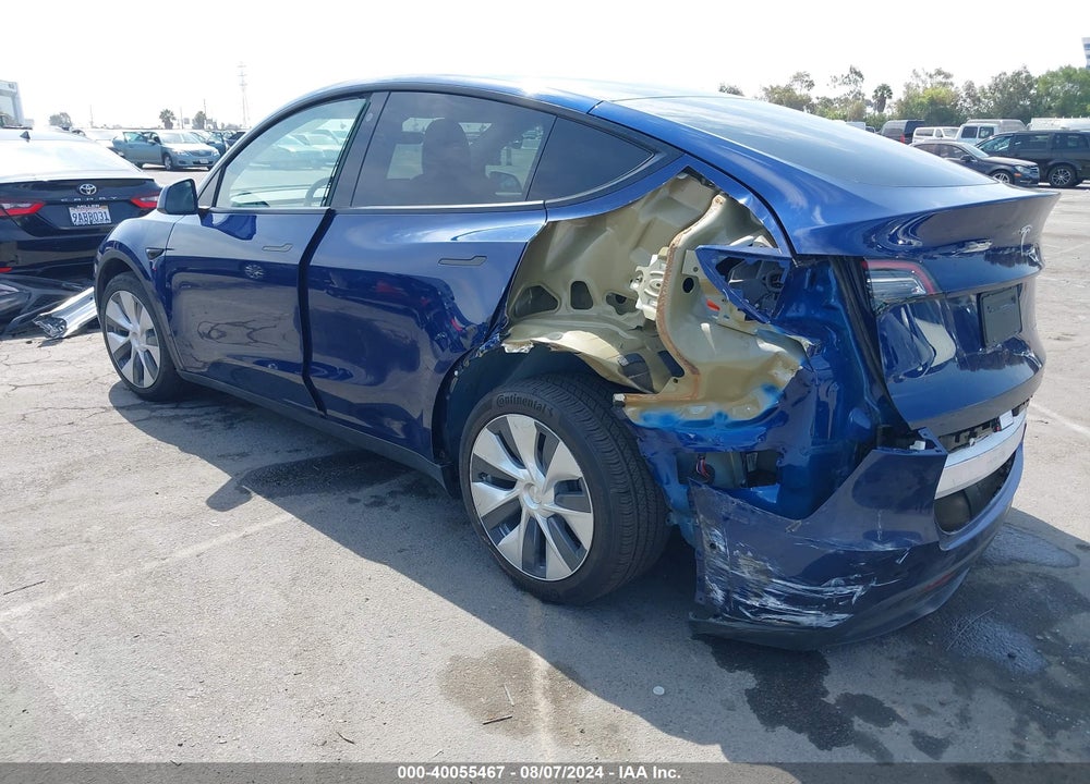 2021 TESLA MODEL Y LONG RANGE DUAL MOTOR ALL-WHEEL DRIVE VIN: 5YJYGDEE9MF070985