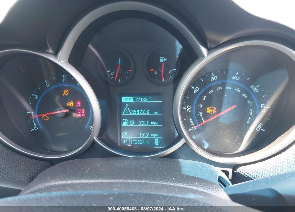 2013 CHEVROLET CRUZE LT VIN: 1G1PE5SB3D7100708