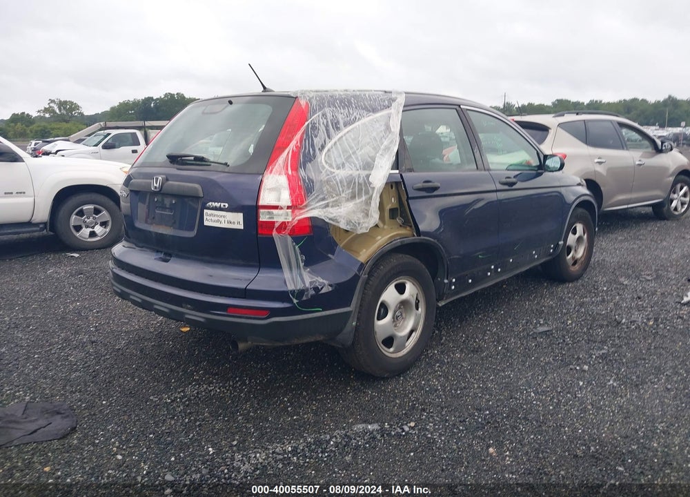 2011 HONDA CR-V LX VIN: 5J6RE4H38BL061073