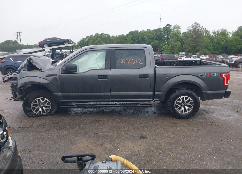 2016 FORD F150 SUPERCREW VIN: 1FTEW1EF4GFA15437