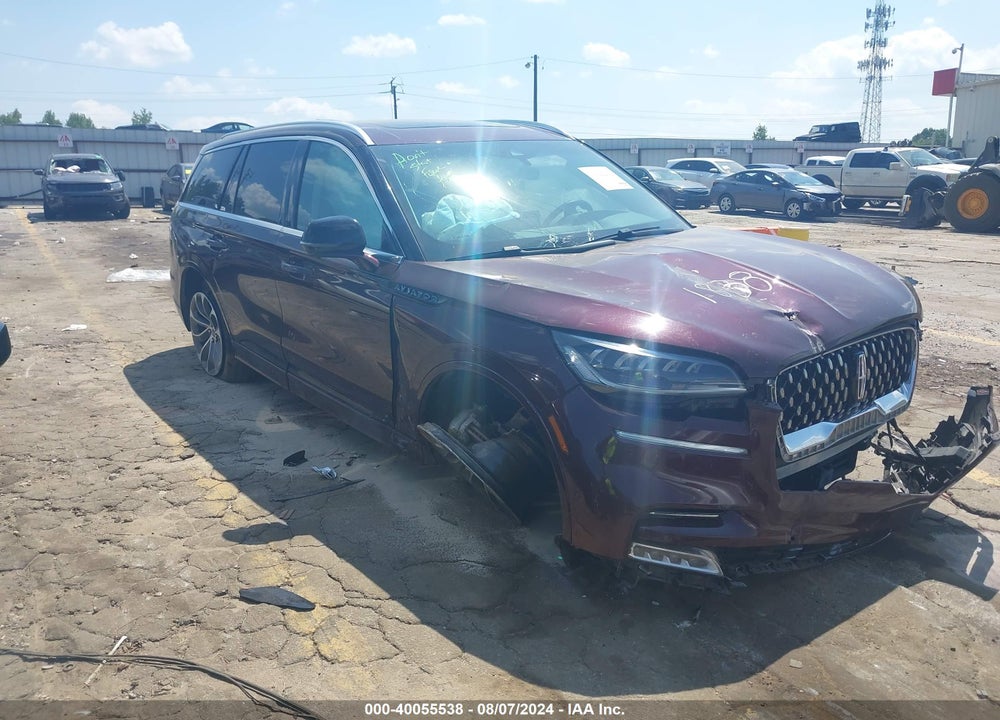2021 LINCOLN AVIATOR GRAND TOURING VIN: 5LMYJ8XYXMNL01838