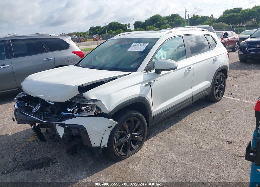 2022 VOLKSWAGEN TAOS 1.5T SEL VIN: 3VV1X7B22NM011658