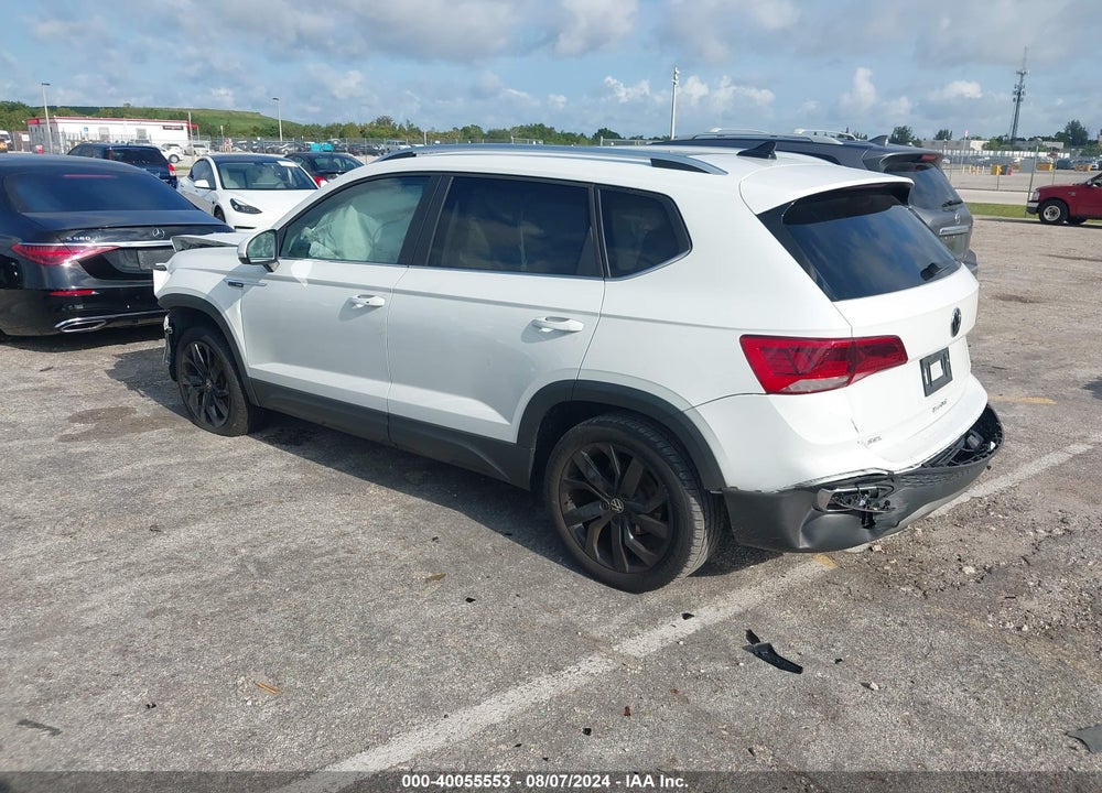 2022 VOLKSWAGEN TAOS 1.5T SEL VIN: 3VV1X7B22NM011658