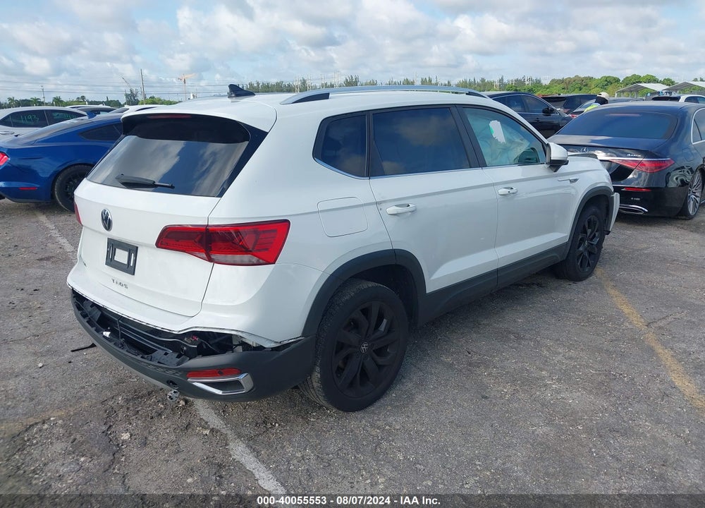 2022 VOLKSWAGEN TAOS 1.5T SEL VIN: 3VV1X7B22NM011658