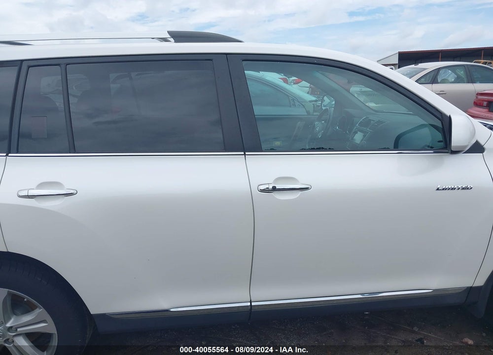 2013 TOYOTA HIGHLANDER LIMITED V6 VIN: 5TDYK3EH6DS140778