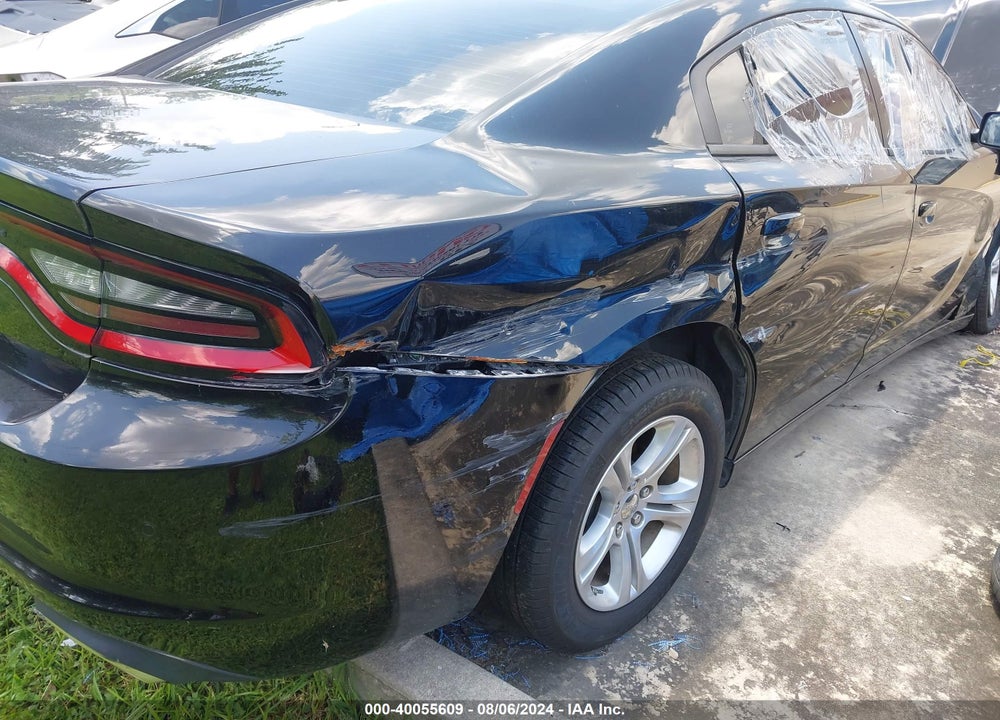2022 DODGE CHARGER SXT RWD VIN: 2C3CDXBG4NH152410