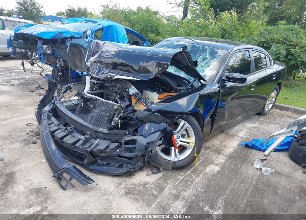 2022 DODGE CHARGER SXT RWD VIN: 2C3CDXBG4NH152410
