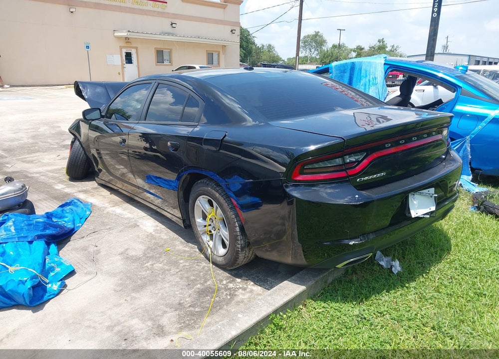 2022 DODGE CHARGER SXT RWD VIN: 2C3CDXBG4NH152410