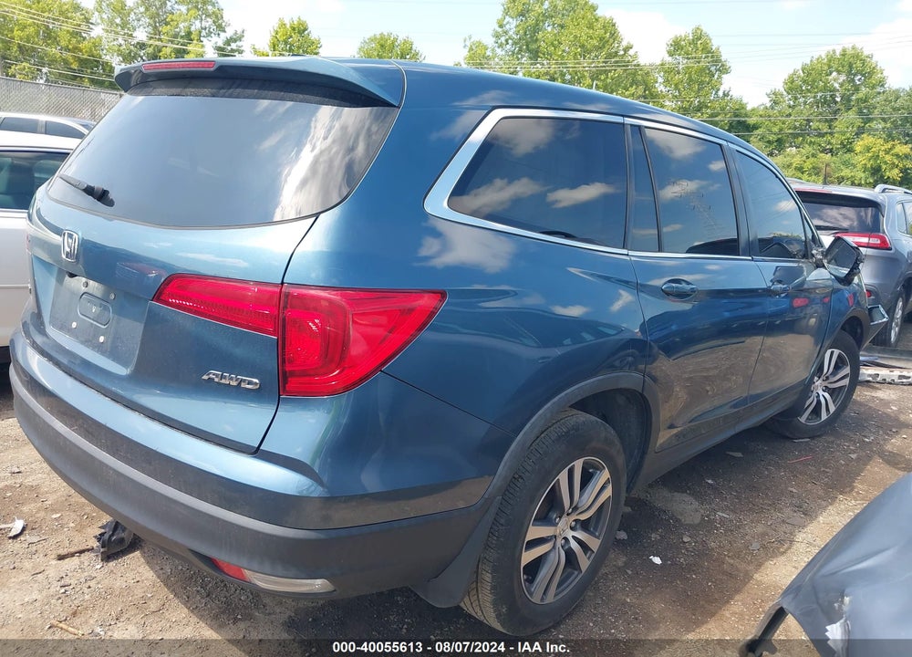 2018 HONDA PILOT EX VIN: 5FNYF6H36JB008657