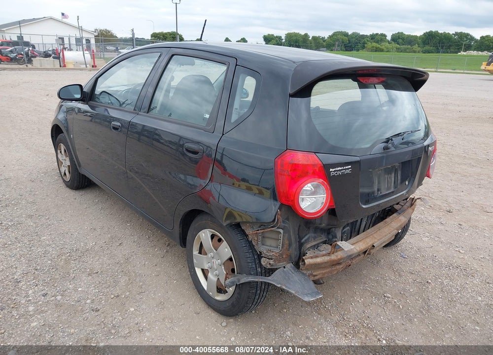 2009 PONTIAC G3 VIN: KL2TD66E09B660230