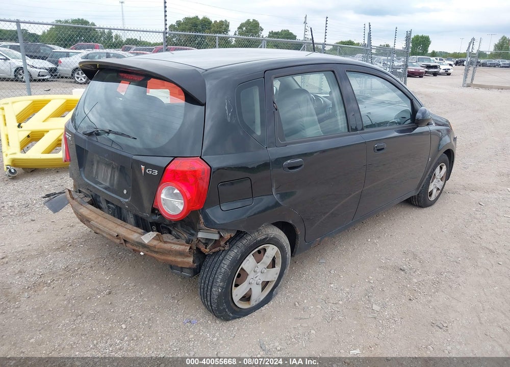 2009 PONTIAC G3 VIN: KL2TD66E09B660230