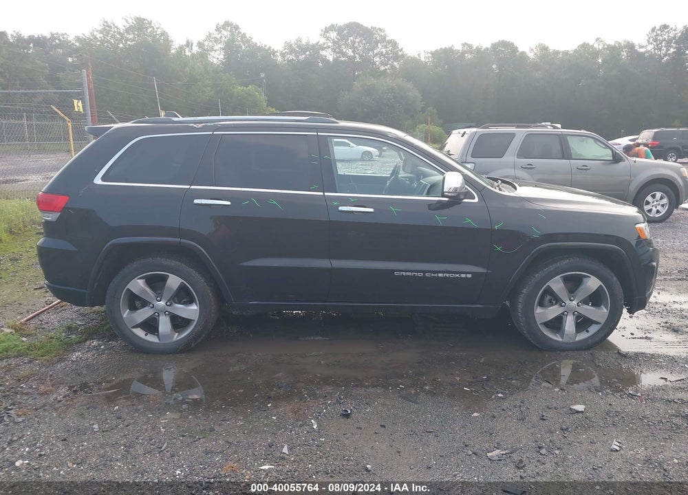 2014 JEEP GRAND CHEROKEE OVERLAND VIN: 1C4RJFCGXEC528487