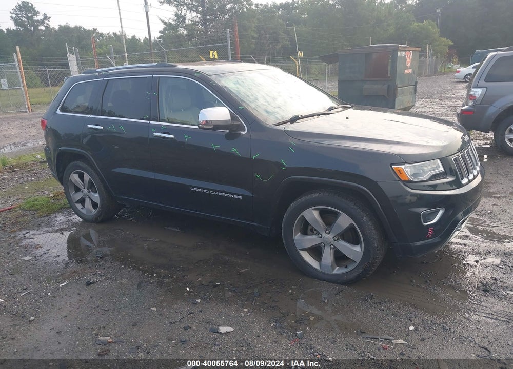 2014 JEEP GRAND CHEROKEE OVERLAND VIN: 1C4RJFCGXEC528487
