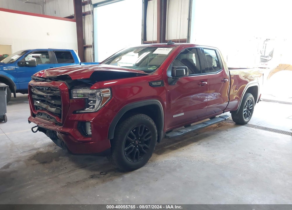 2022 GMC SIERRA 1500 LIMITED 4WD DOUBLE CAB STANDARD BOX ELEVATION VIN: 1GTR9CED2NZ107113