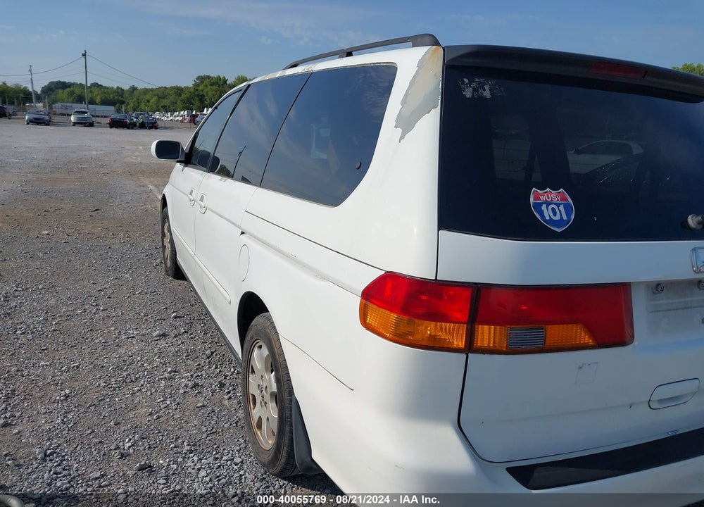 2002 HONDA ODYSSEY EX VIN: 5FNRL186X2B054021