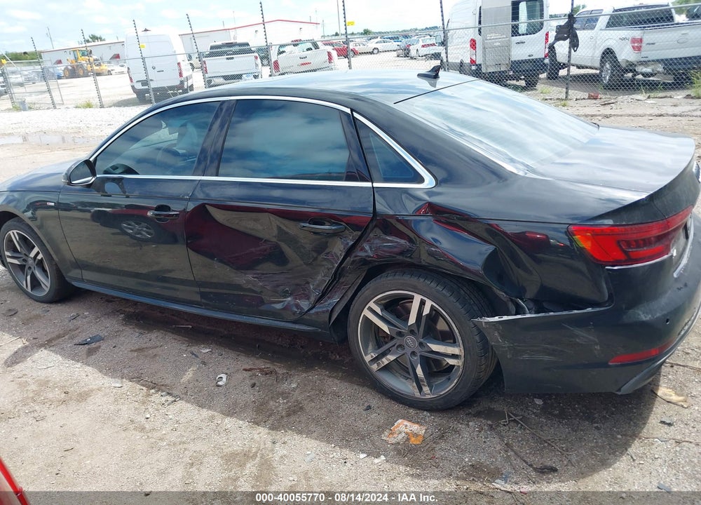 2017 AUDI A4 PREMIUM PLUS VIN: WAUENAF45HN005861