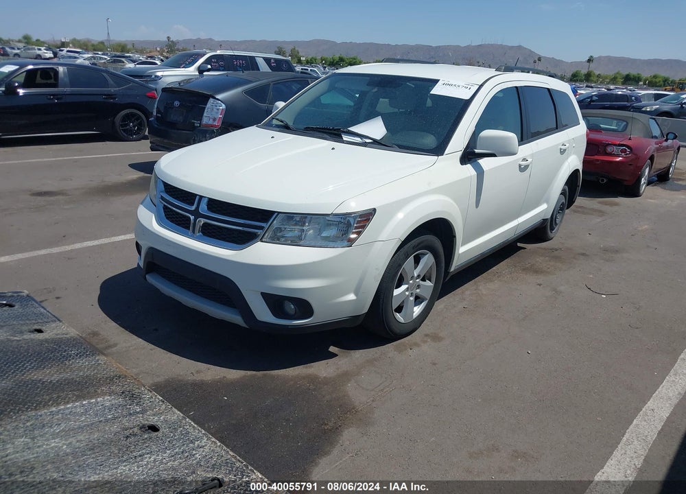 2012 DODGE JOURNEY SXT VIN: 3C4PDCBG2CT135020