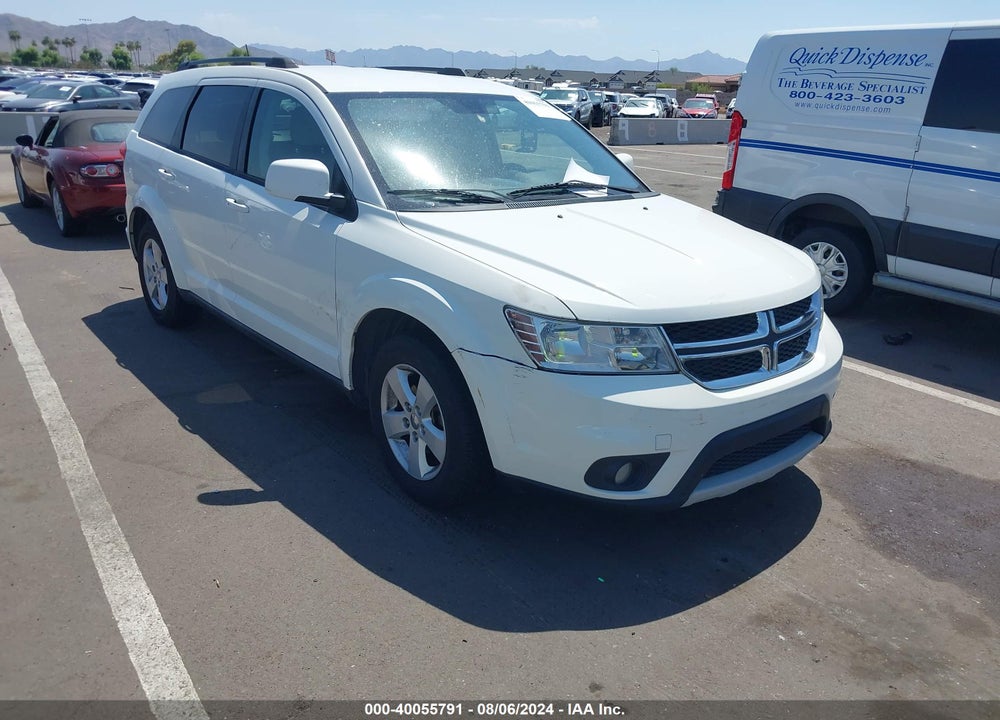 2012 DODGE JOURNEY SXT VIN: 3C4PDCBG2CT135020