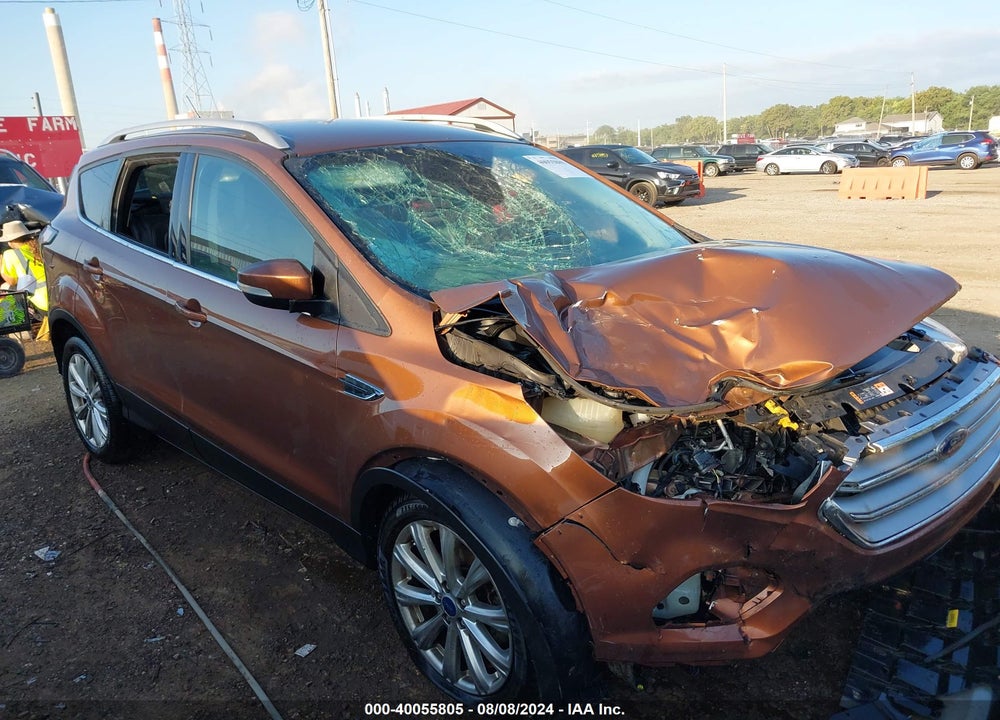 2017 FORD ESCAPE TITANIUM VIN: 1FMCU0JD4HUA12056