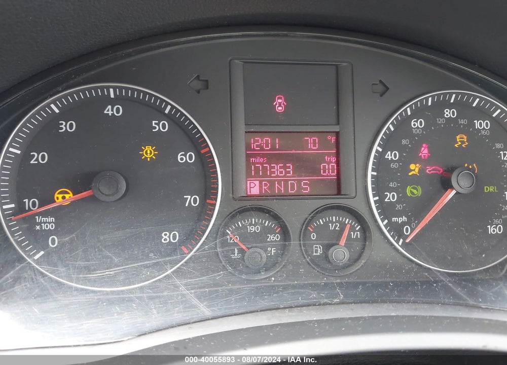 2007 VOLKSWAGEN JETTA WOLFSBURG VIN: 3VWEG71K77M117847