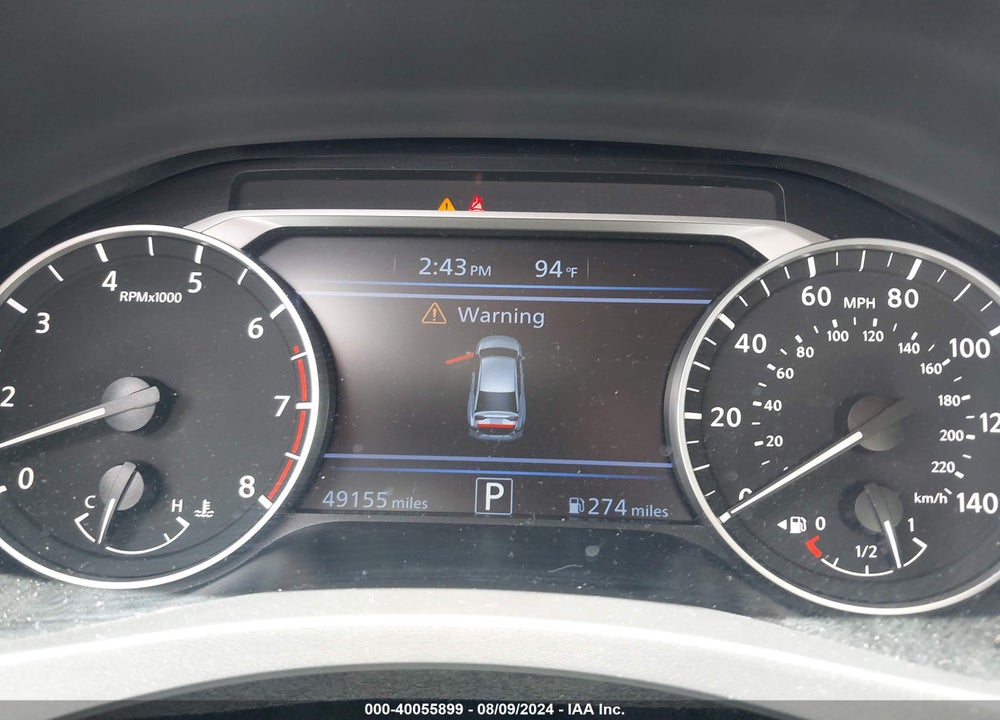 2022 NISSAN ALTIMA SV VIN: 1N4BL4DV0NN412030