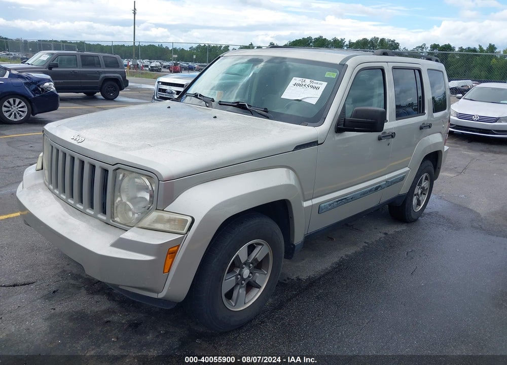 2008 JEEP LIBERTY SPORT VIN: 1J8GP28K48W187630