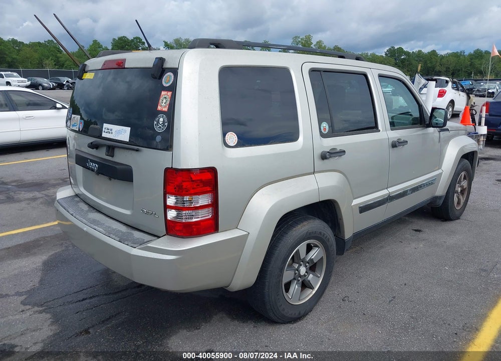 2008 JEEP LIBERTY SPORT VIN: 1J8GP28K48W187630