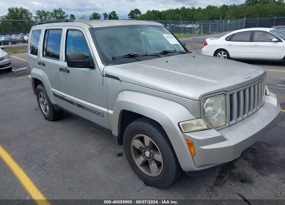 2008 JEEP LIBERTY SPORT VIN: 1J8GP28K48W187630