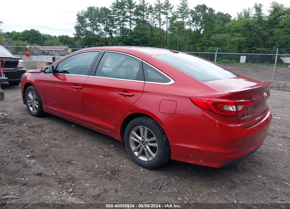 2017 HYUNDAI SONATA SE VIN: 5NPE24AF9HH477423
