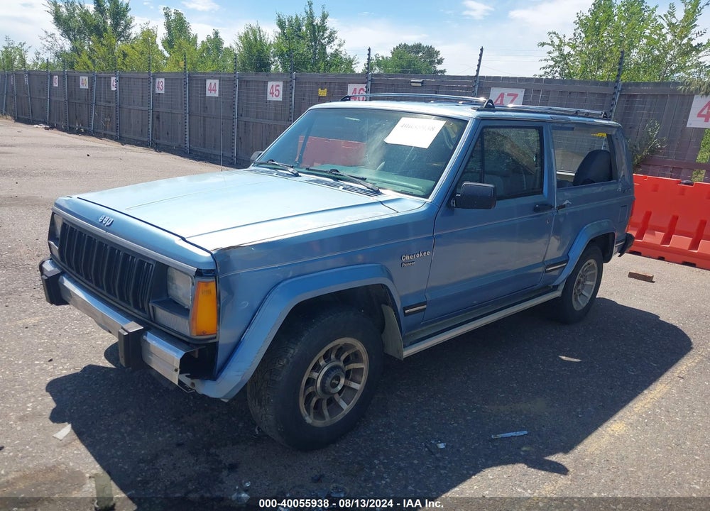 1989 JEEP CHEROKEE PIONEER VIN: 1J4FJ37L8KL612743