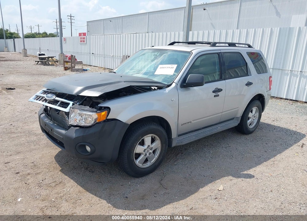 2008 FORD ESCAPE VIN: 1FMCU031X8KE64642