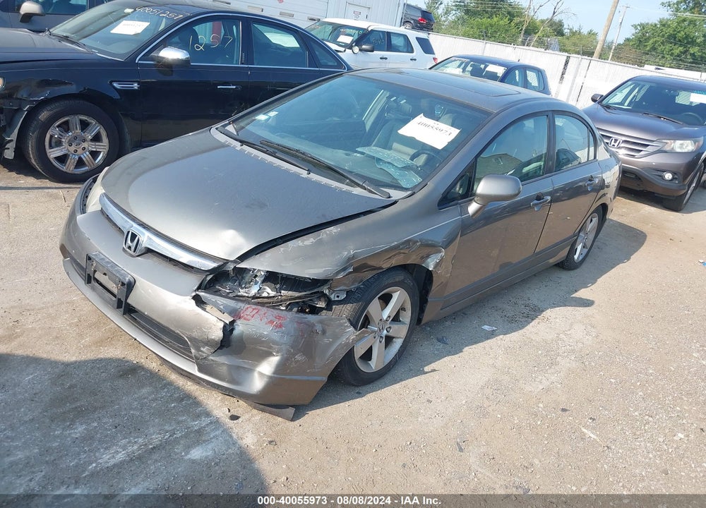 2008 HONDA CIVIC EXL VIN: 1HGFA169X8L061628