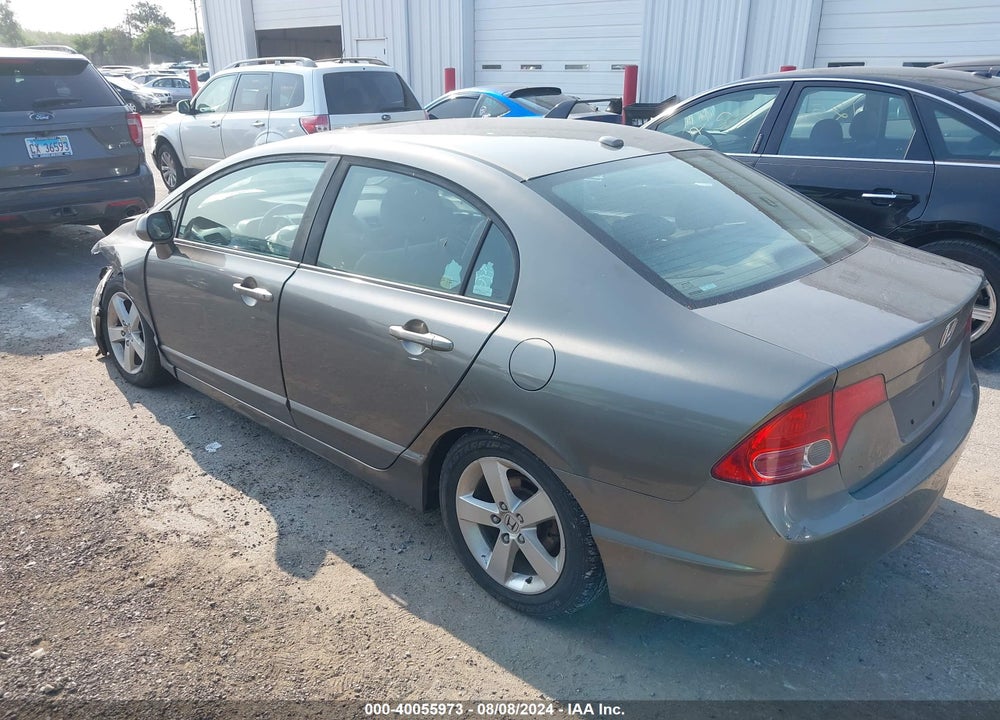 2008 HONDA CIVIC EXL VIN: 1HGFA169X8L061628