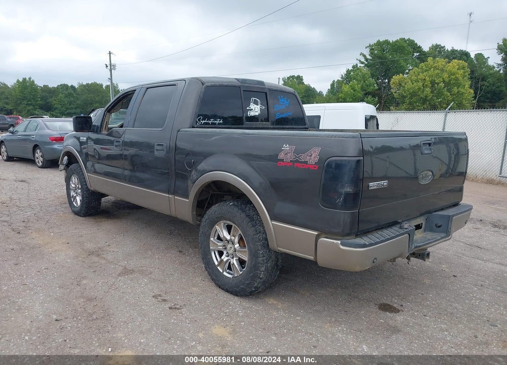 2006 FORD F150 SUPERCREW VIN: 1FTPW14V66FB44652
