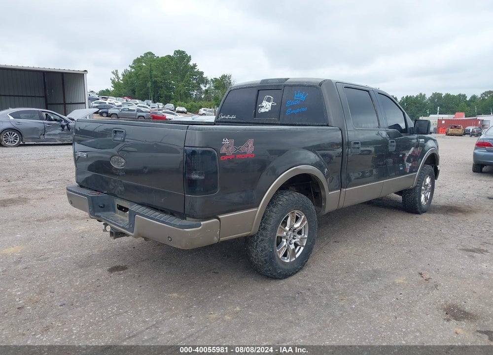 2006 FORD F150 SUPERCREW VIN: 1FTPW14V66FB44652
