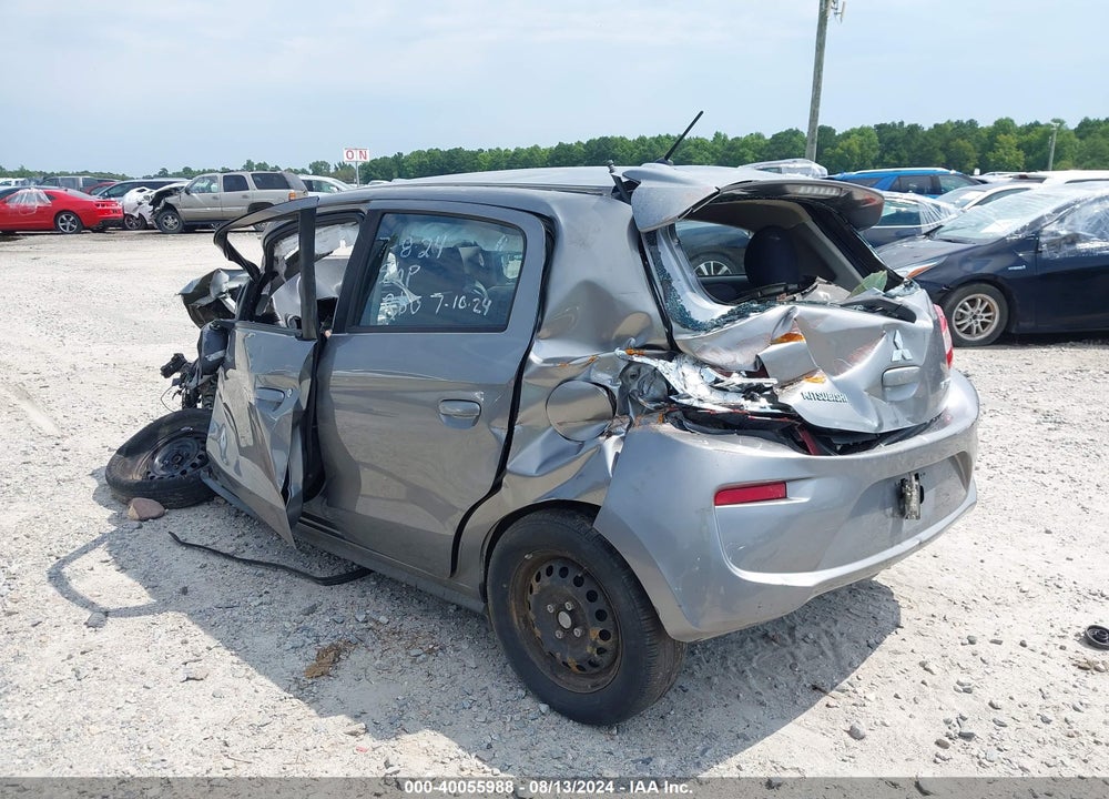 2017 MITSUBISHI MIRAGE ES VIN: ML32A3HJ6HH012092