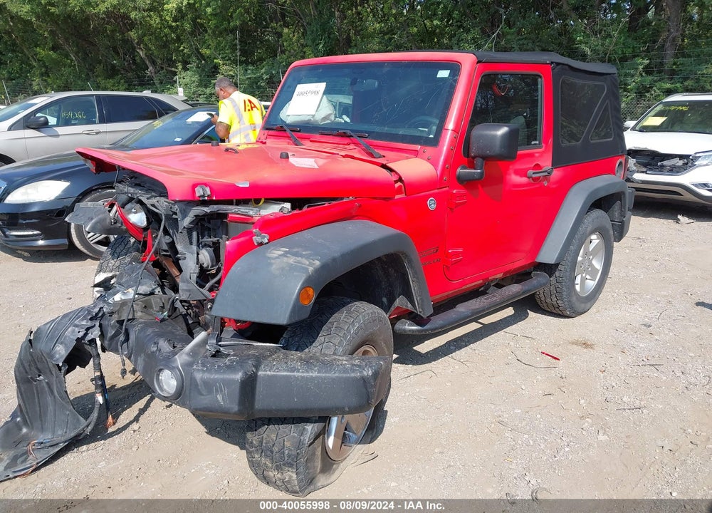 2013 ANGLER JEEP WR SPORT VIN: 1C4AJWAG4DL602579
