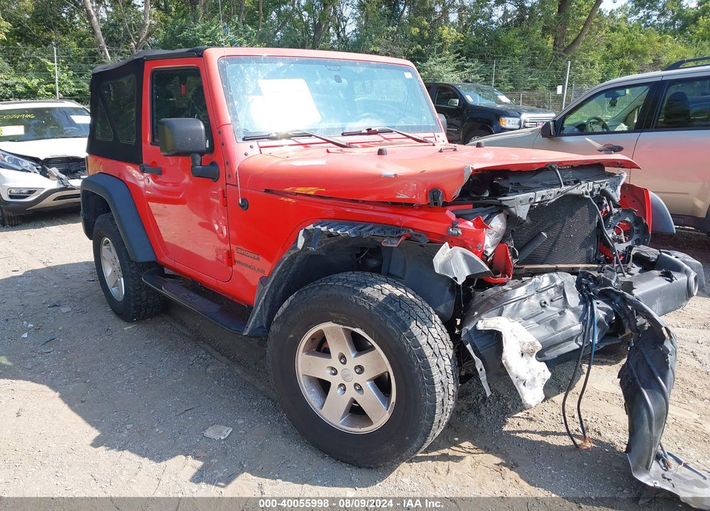 2013 ANGLER JEEP WR SPORT VIN: 1C4AJWAG4DL602579