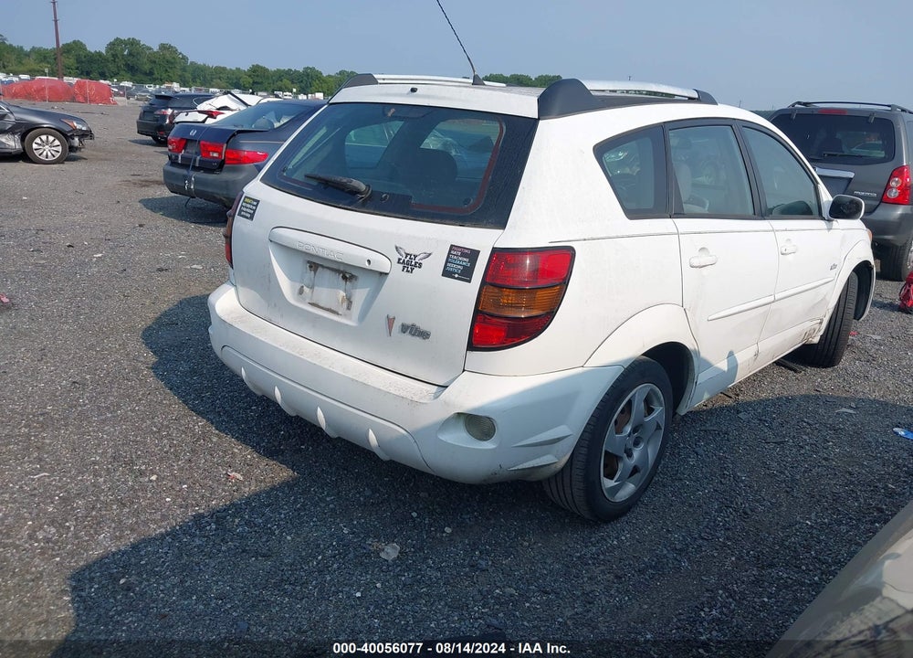 2007 PONTIAC VIBE VIN: 5Y2SL65867Z406520
