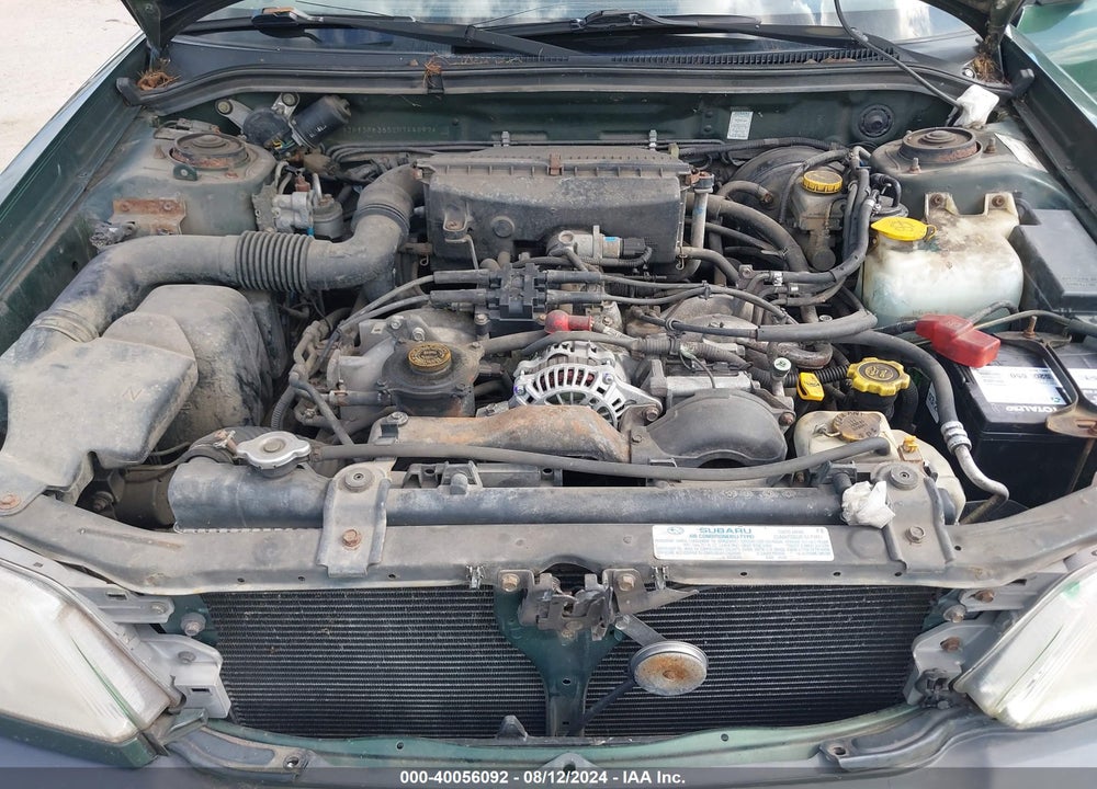 2002 SUBARU FORESTER L VIN: JF1SF63552H744897