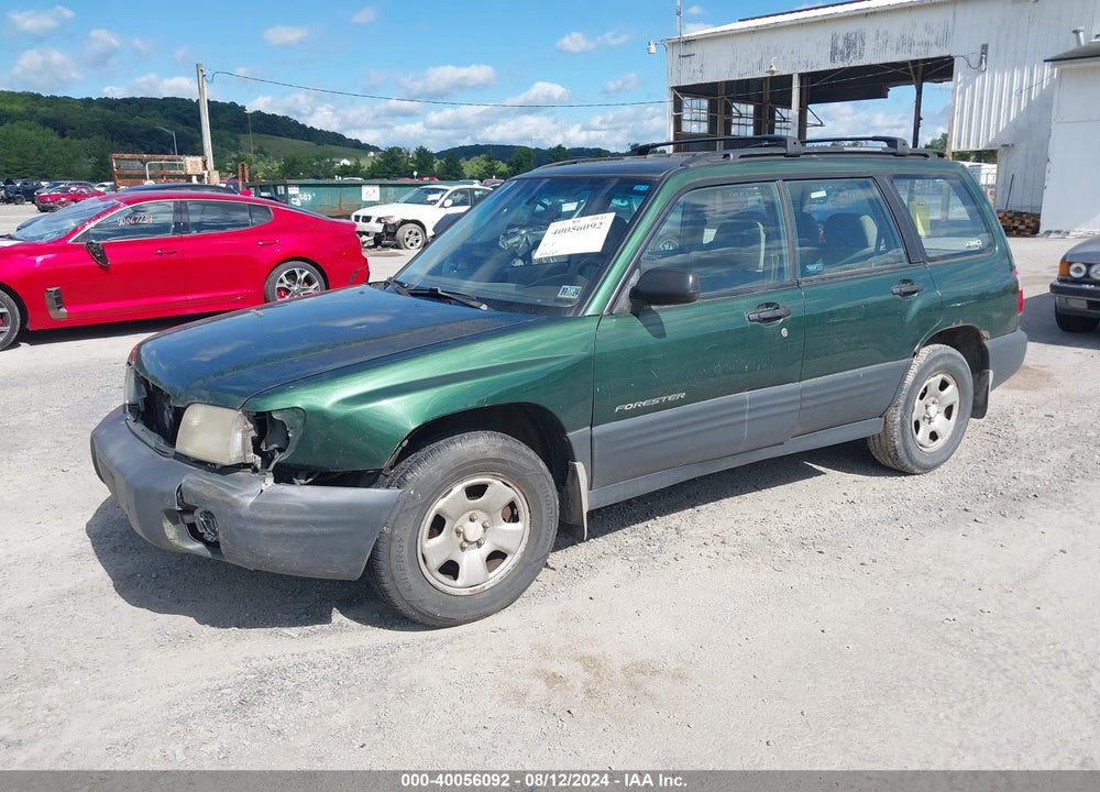 2002 SUBARU FORESTER L VIN: JF1SF63552H744897