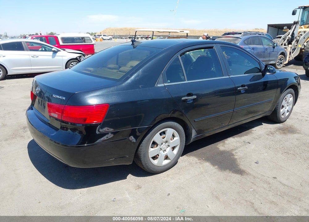 2009 HYUNDAI SONATA GLS VIN: 5NPET46C89H511770