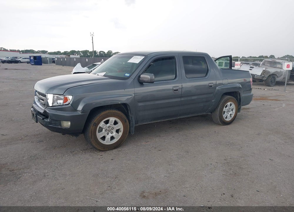 2011 HONDA RIDGELINE RTS VIN: 5FPYK1F40BB006311