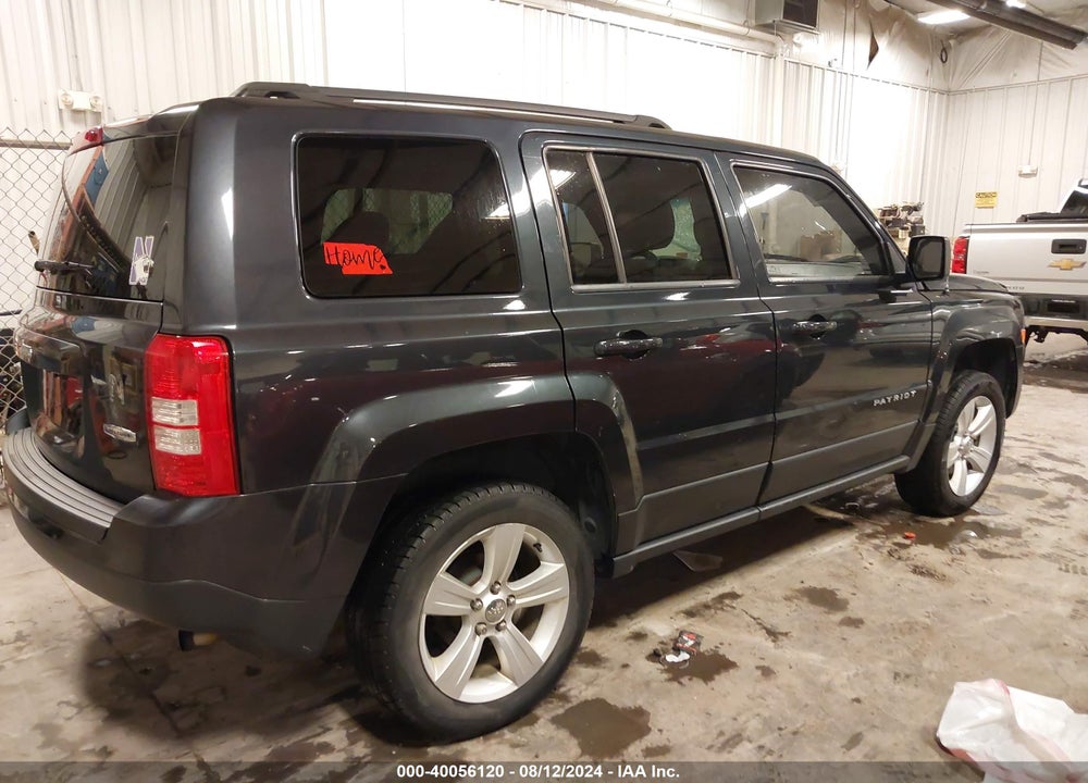 2014 JEEP PATRIOT LATITUDE VIN: 1C4NJRFBXED623917