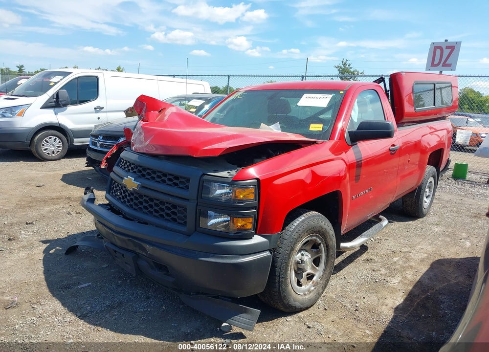 2014 CHEVROLET SILVERADO 1500 WORK TRUCK 1WT/WORK TRUCK 2WT VIN: 1GCNKPEH9EZ362533