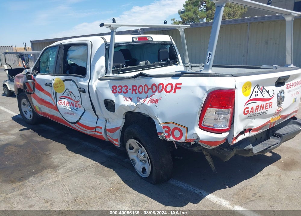 2022 RAM 1500 TRADESMAN 4X2 5'7 BOX VIN: 1C6RREGG9NN211583