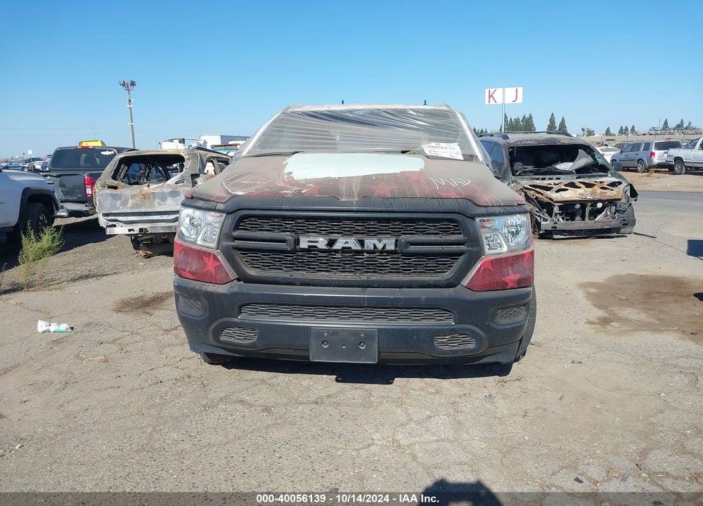 2022 RAM 1500 TRADESMAN 4X2 5'7 BOX VIN: 1C6RREGG9NN211583