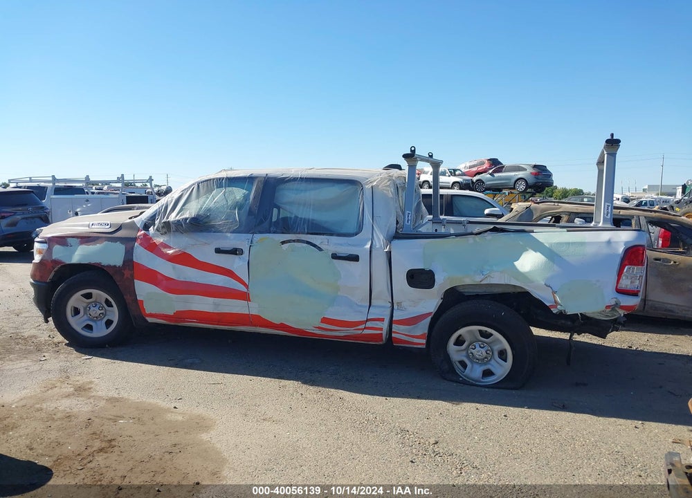 2022 RAM 1500 TRADESMAN 4X2 5'7 BOX VIN: 1C6RREGG9NN211583