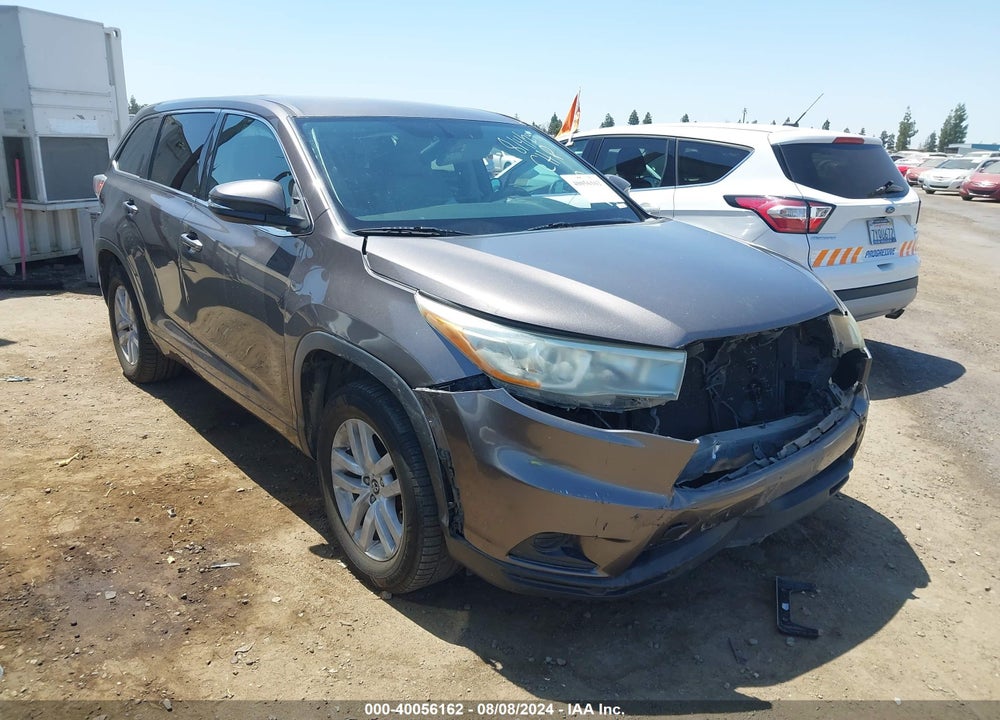 2016 TOYOTA HIGHLANDER LE VIN: 5TDZARFH6GS018189